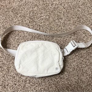 Lululemon White Opal Belt Bag